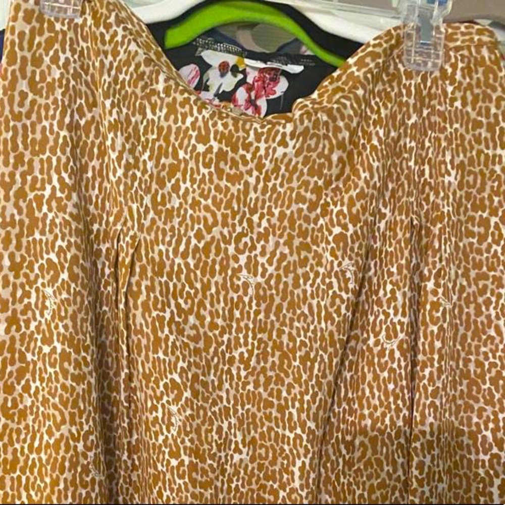 Animal print skirt